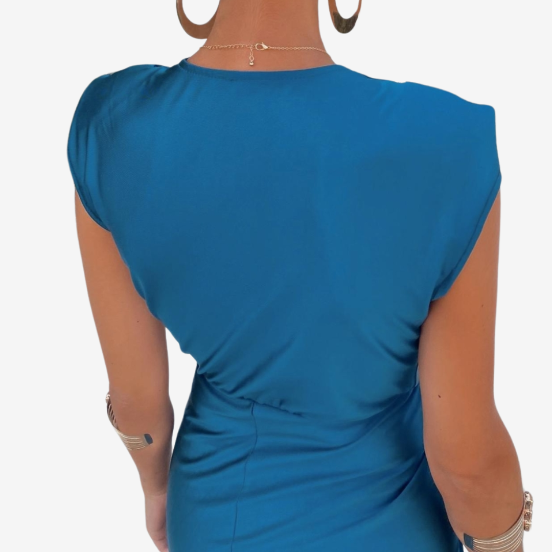 Assia™ Abito midi drappeggiato