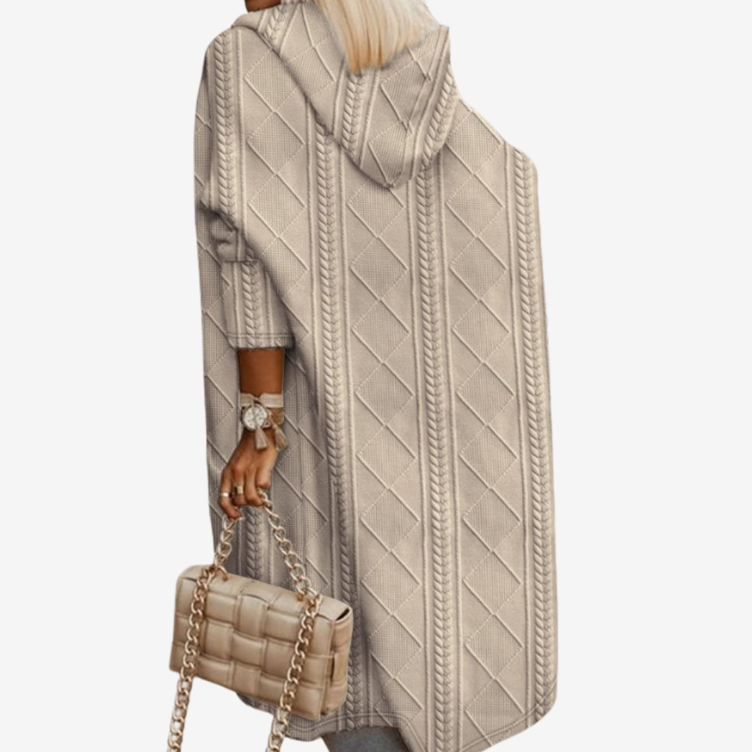 Janice™ Cardigan lungo lavorato a maglia