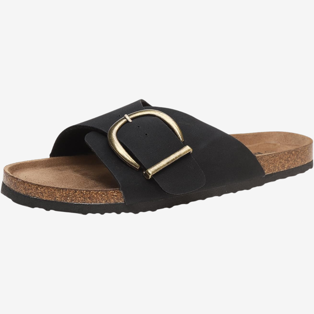 Sabine™ Sandalo con fibbia dorata