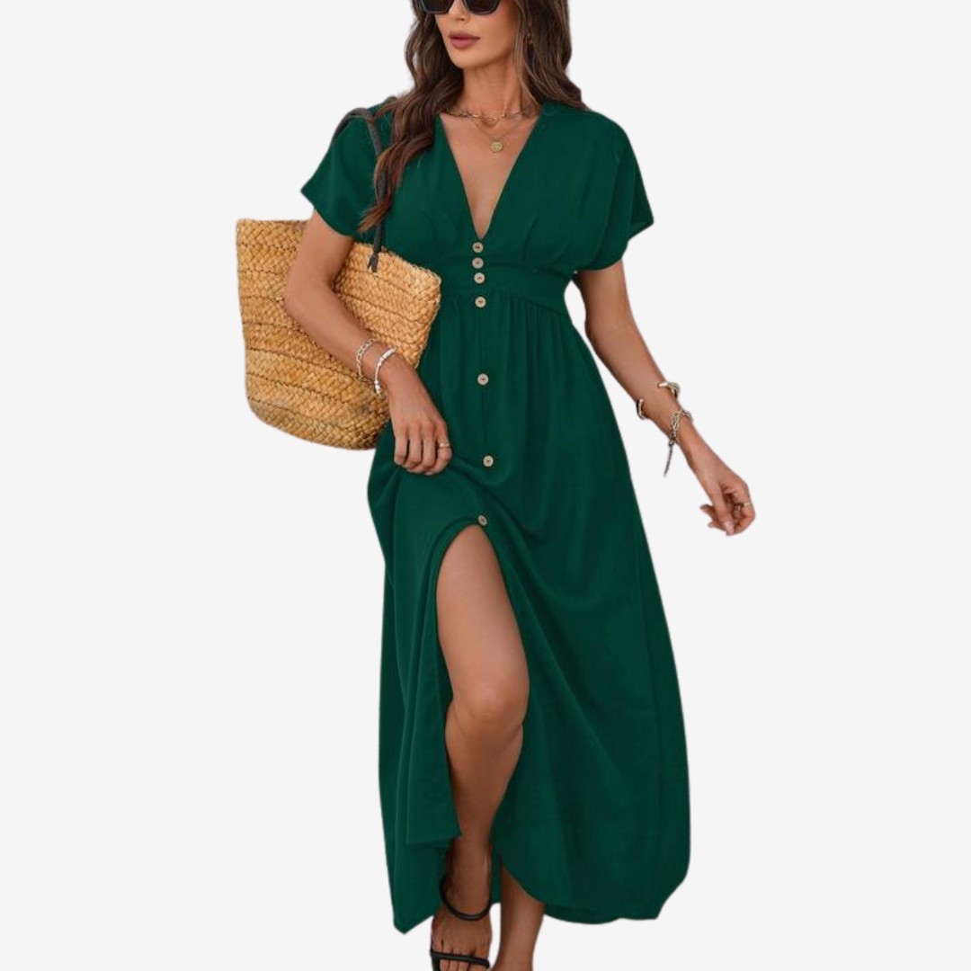 Serena™ Elegante abito con spacco