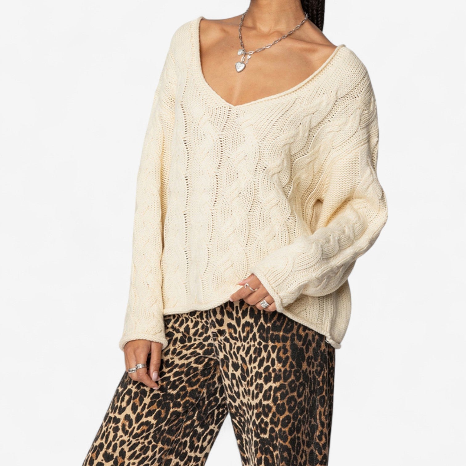 Myriam™ Maglione lavorato a maglia accogliente