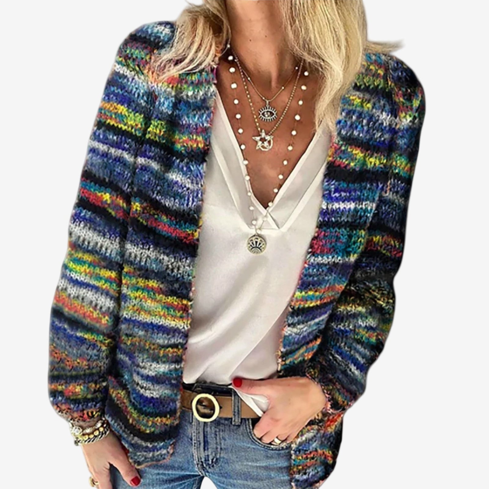 Birgitte™ Cardigan multicolore