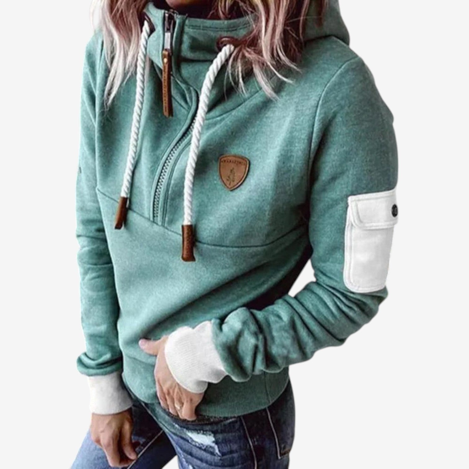 Séverine™ Felpa con cappuccio comoda