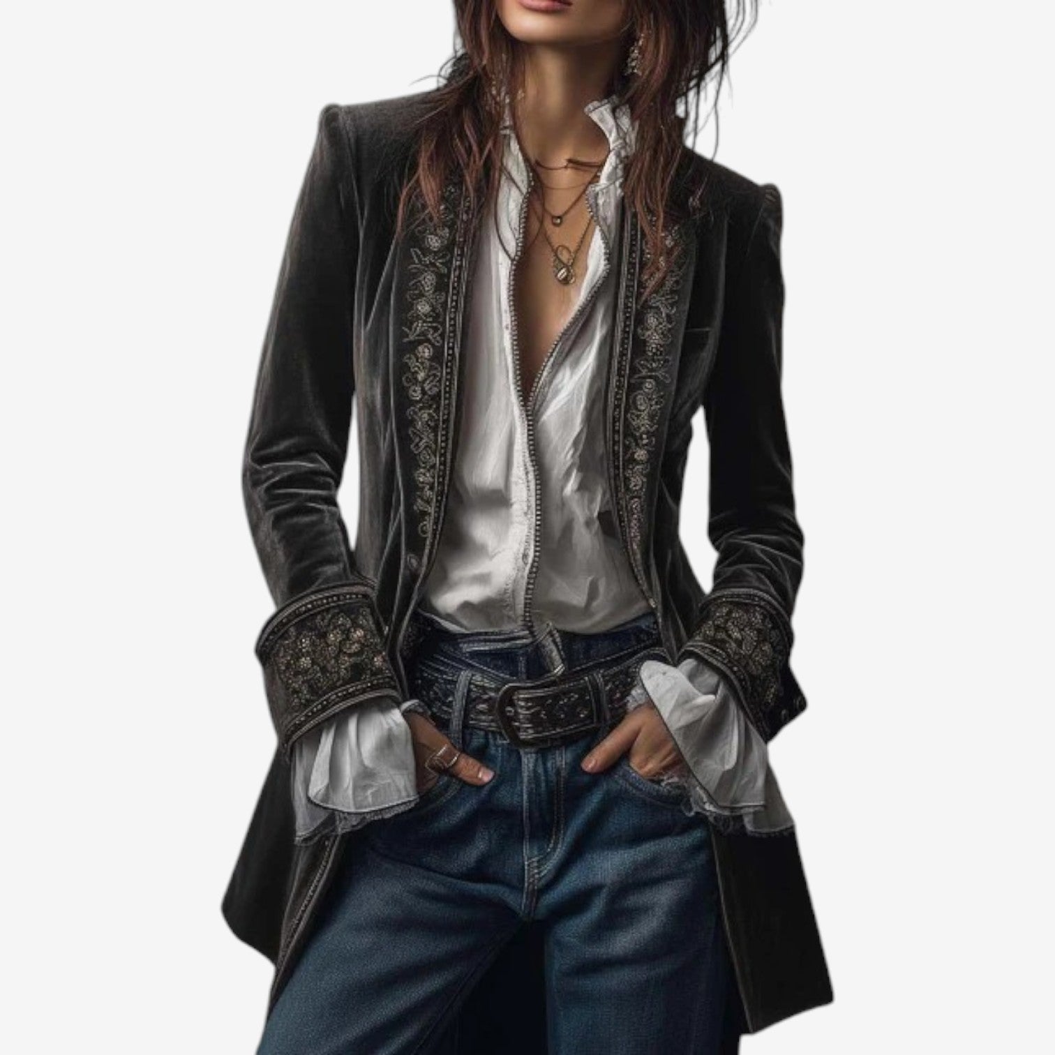 Ramousse™ Blazer ricamato