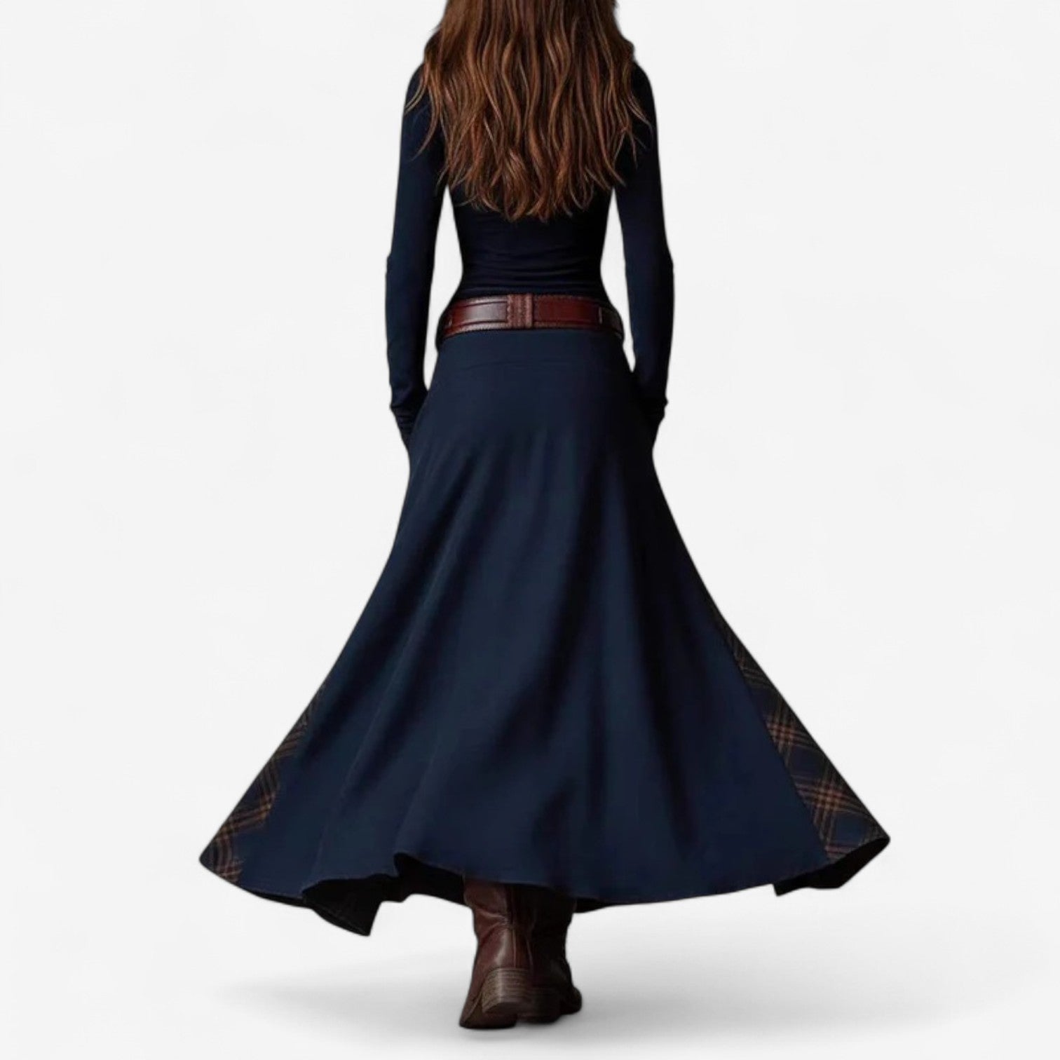 Garnier™ Abito in pelle scamosciata