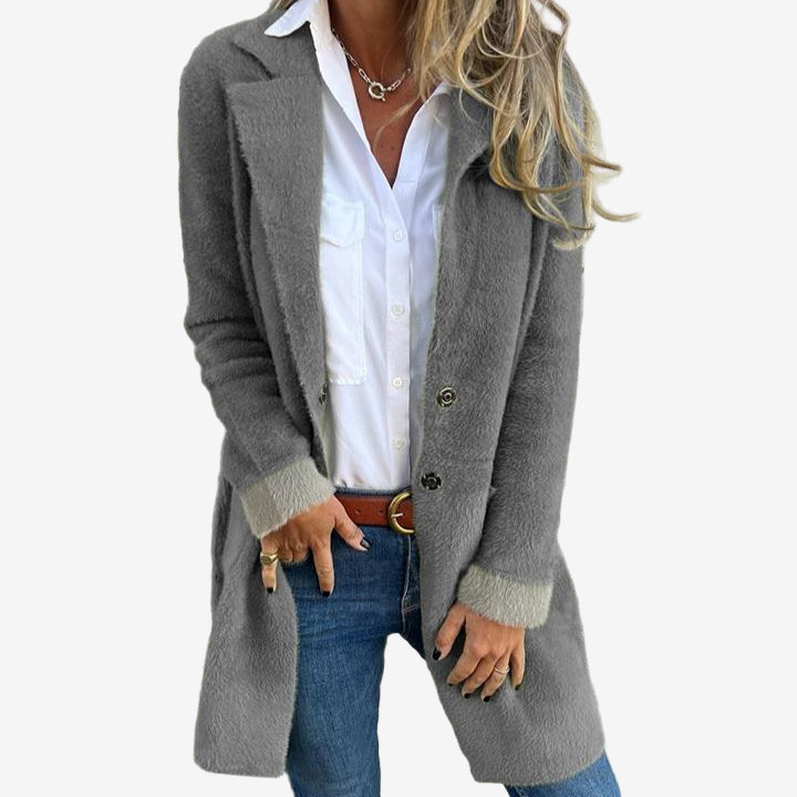 Martine™ Cardigan lungo lavorato a maglia