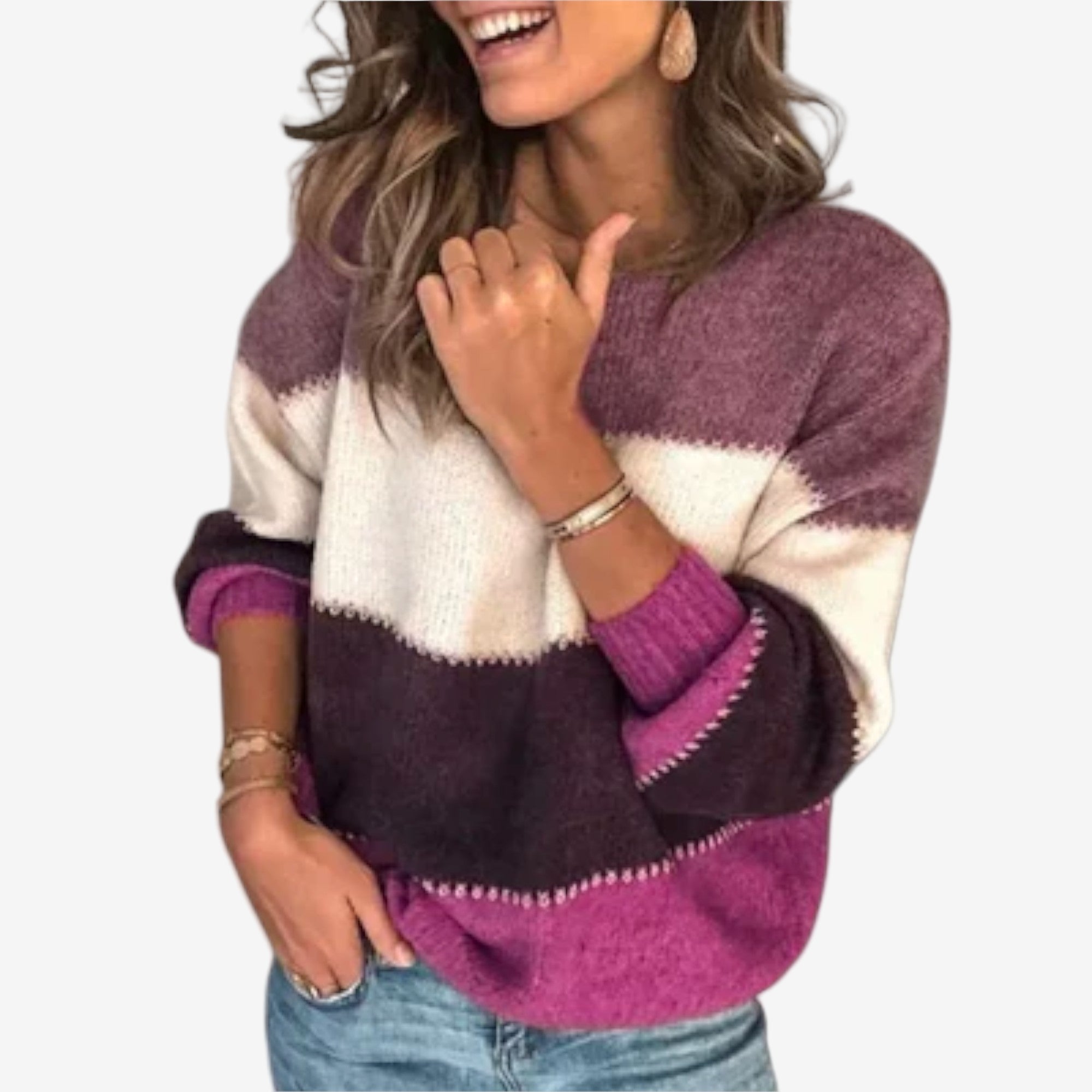 Elisa™ Maglione morbido e colorato