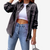 Clarina™ Giacca di jeans oversize