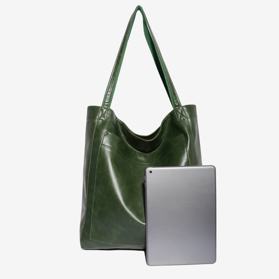 Evelyne™ Borsa tote in pelle vintage