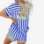Iselise™ camicetta a righe