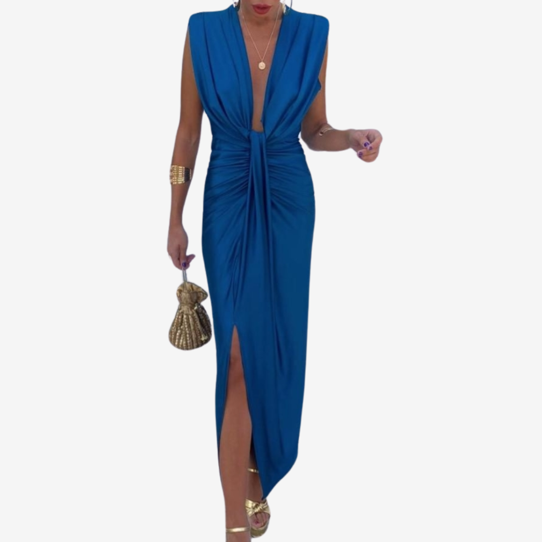 Assia™ Abito midi drappeggiato