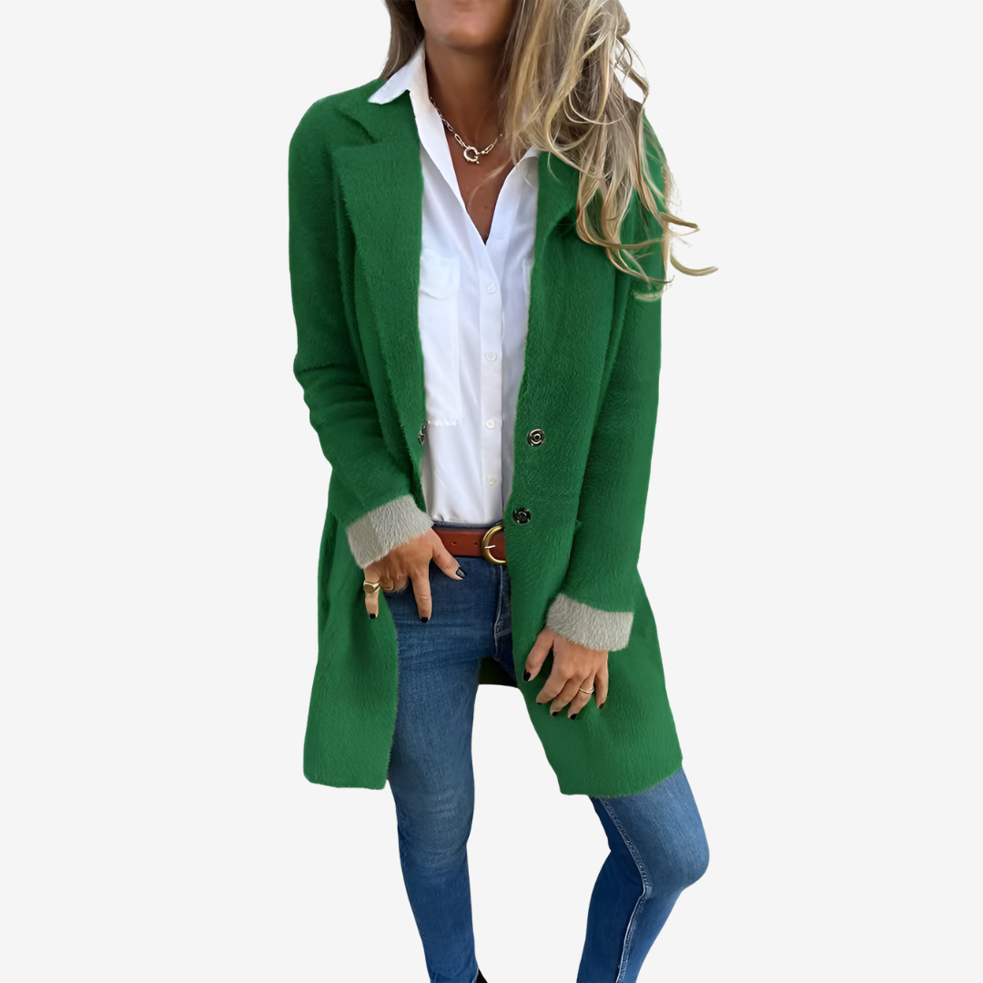 Martine™ Cardigan lungo lavorato a maglia