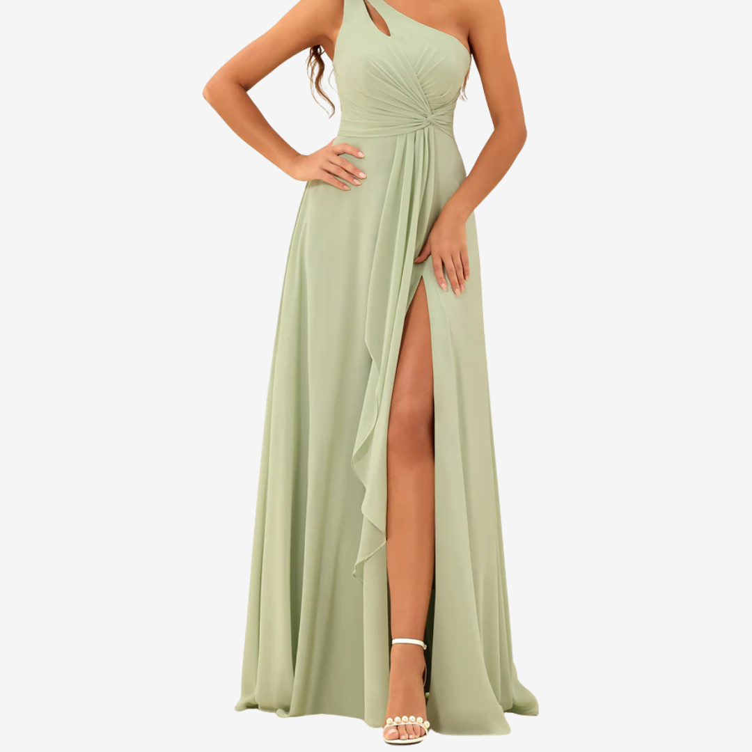 Floralie™ Maxi spacco asimmetrico
