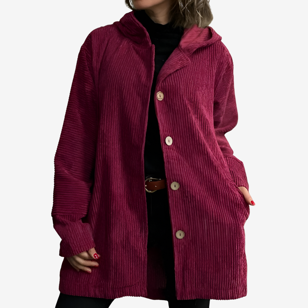 Giacca in Georgette™ in maglia con bottoni