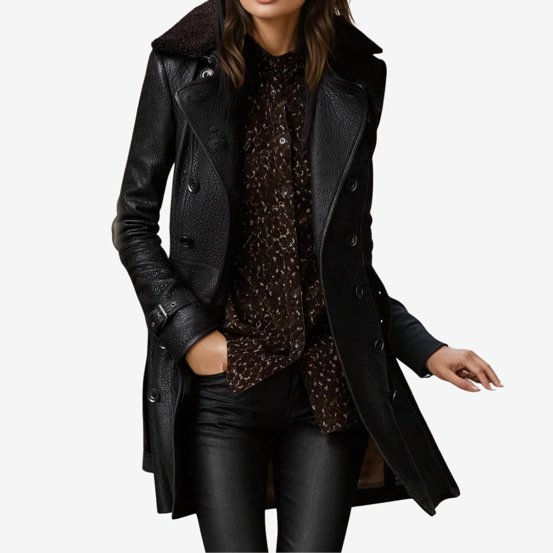 Cappotto Sofie™ in finta pelle