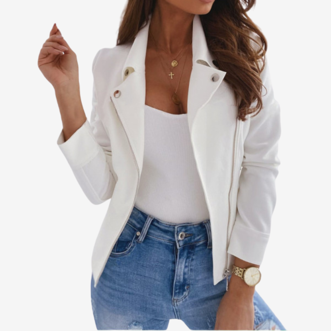 Adoria™ Elegante giacca in pelle