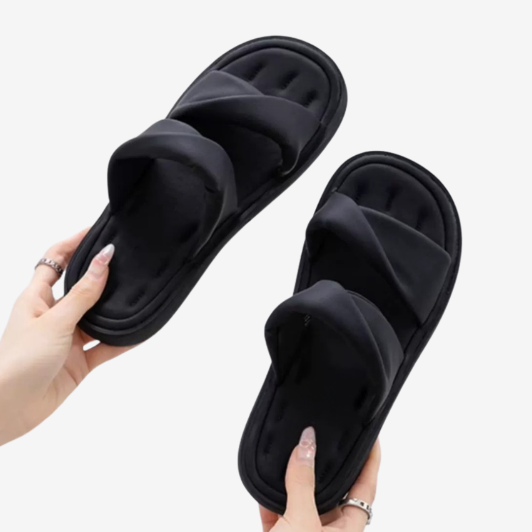 Adélaïde™ Sandali piatti in pelle