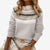Lina™ Maglione con motivo elegante