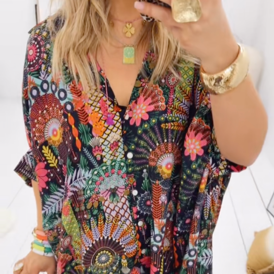 Fabiola™ Camicia patchwork