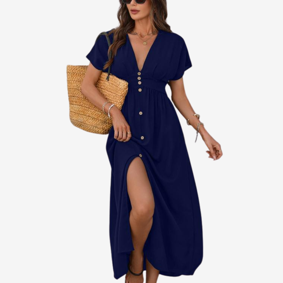 Serena™ Elegante abito con spacco