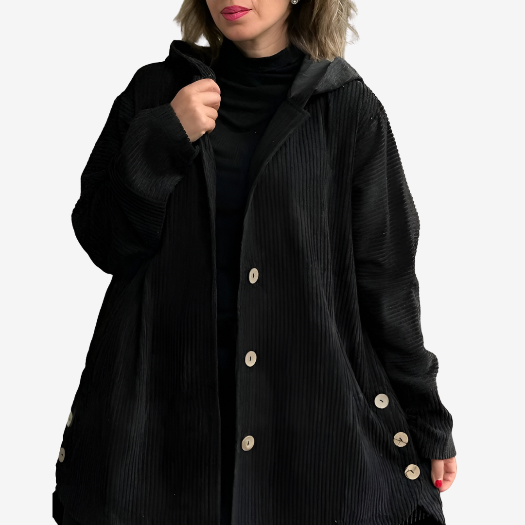 Giacca in Georgette™ in maglia con bottoni