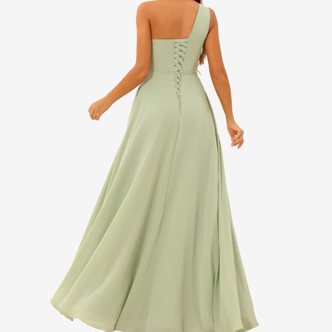 Floralie™ Maxi spacco asimmetrico