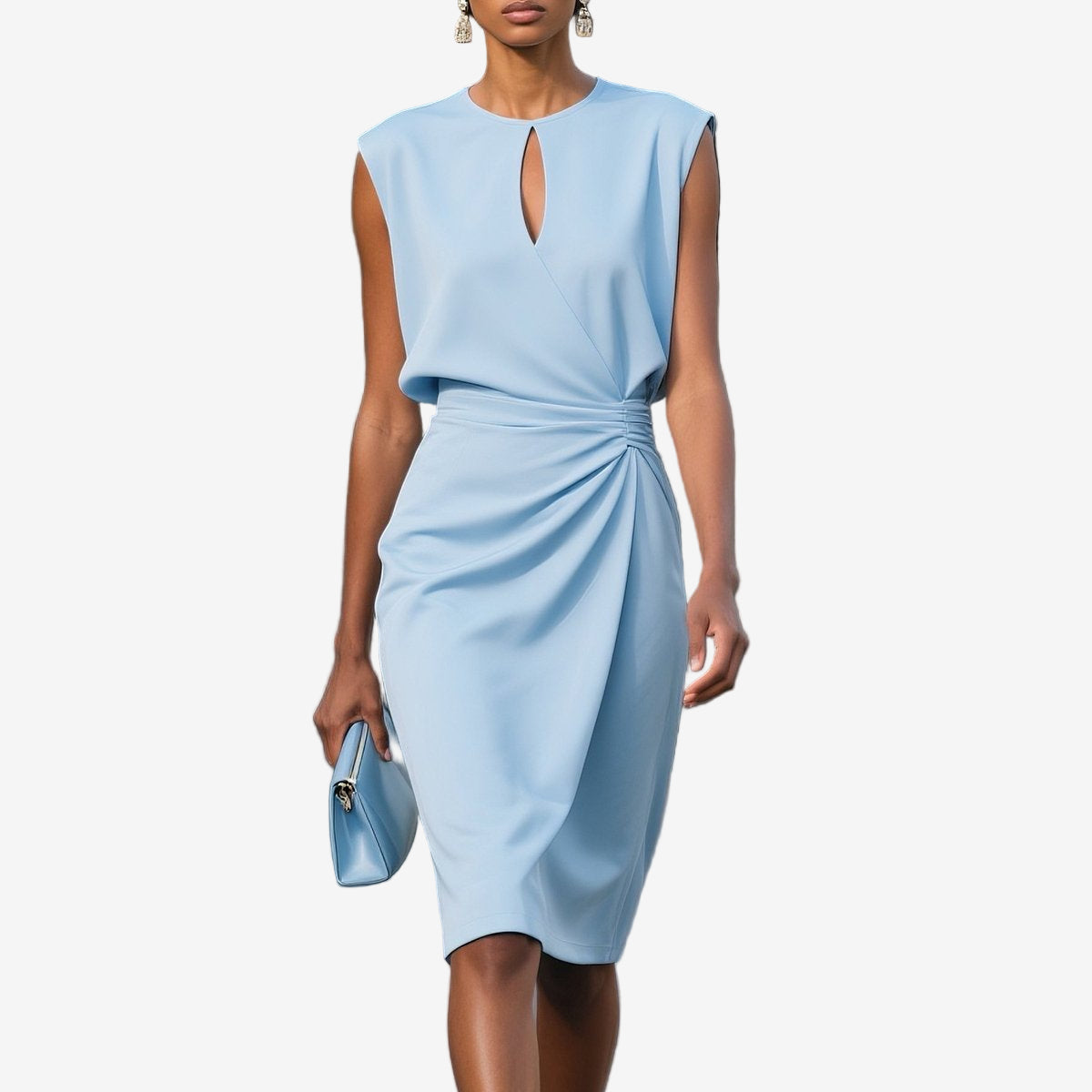 Izabela™ Elegante abito annodato