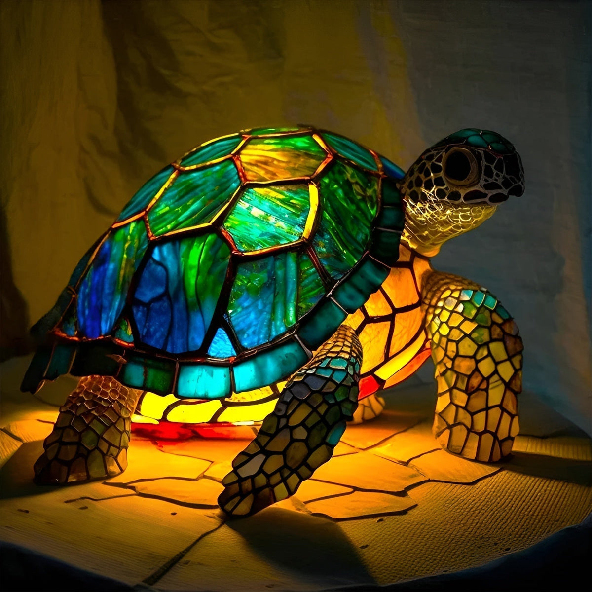 Beau - Lampada in vetro multicolore