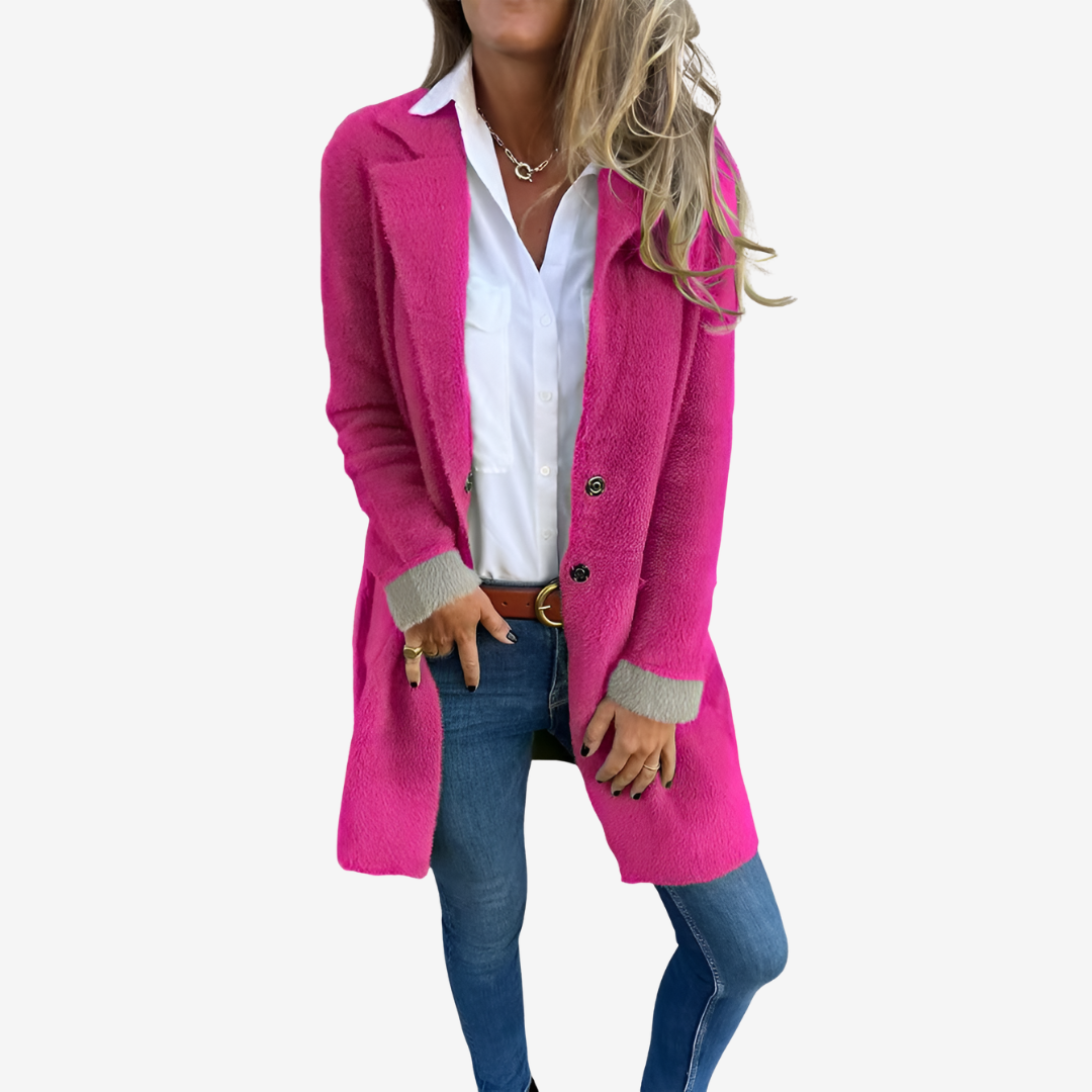 Martine™ Cardigan lungo lavorato a maglia