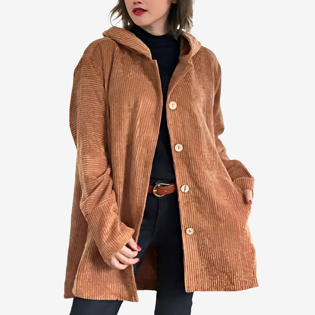 Giacca in Georgette™ in maglia con bottoni