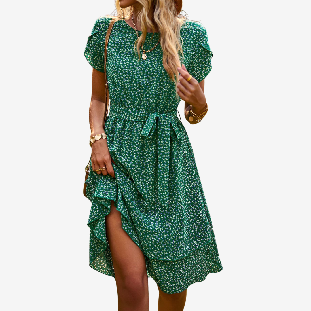 Noéva™ Midi con stampa floreale