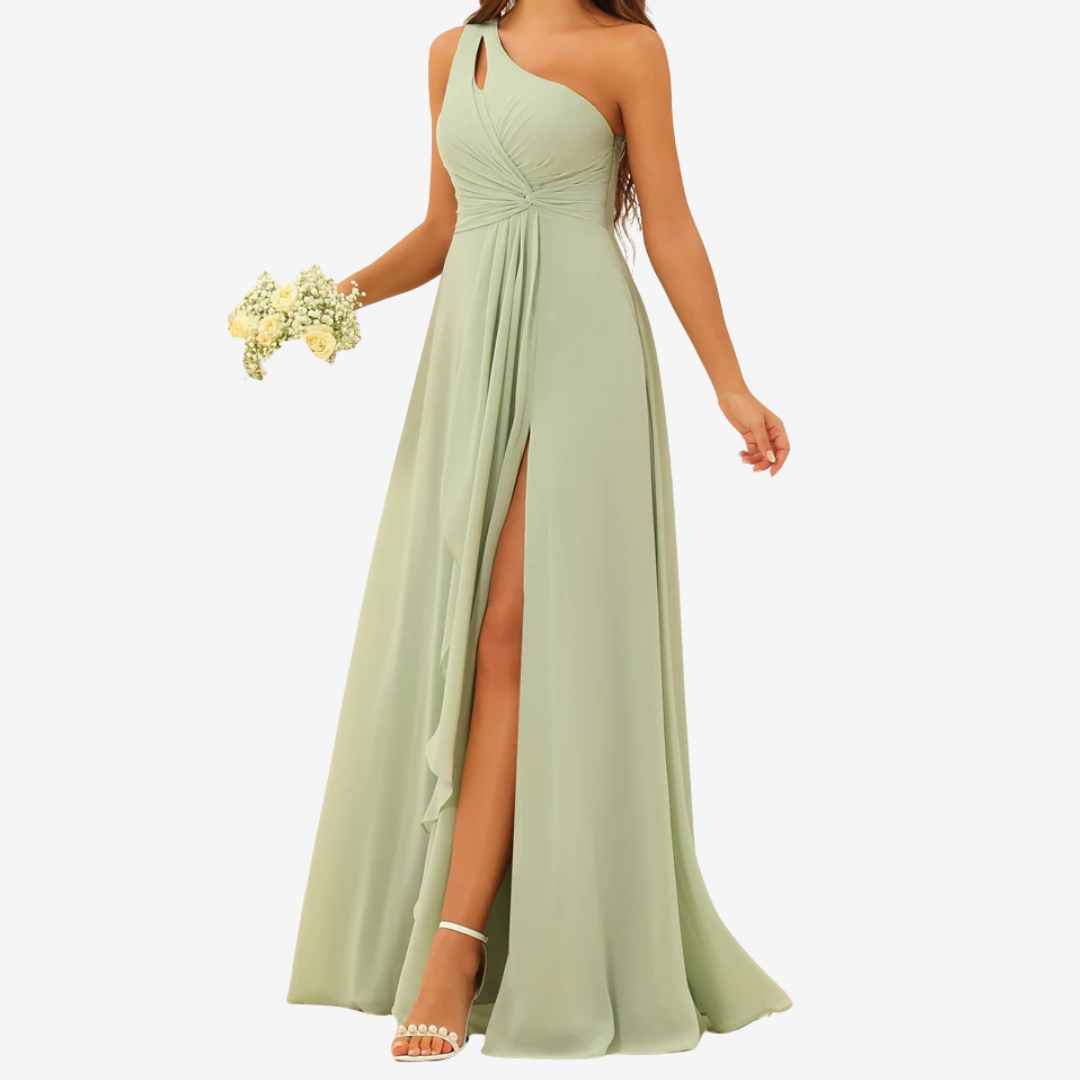 Floralie™ Maxi spacco asimmetrico