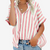 Iselise™ camicetta a righe