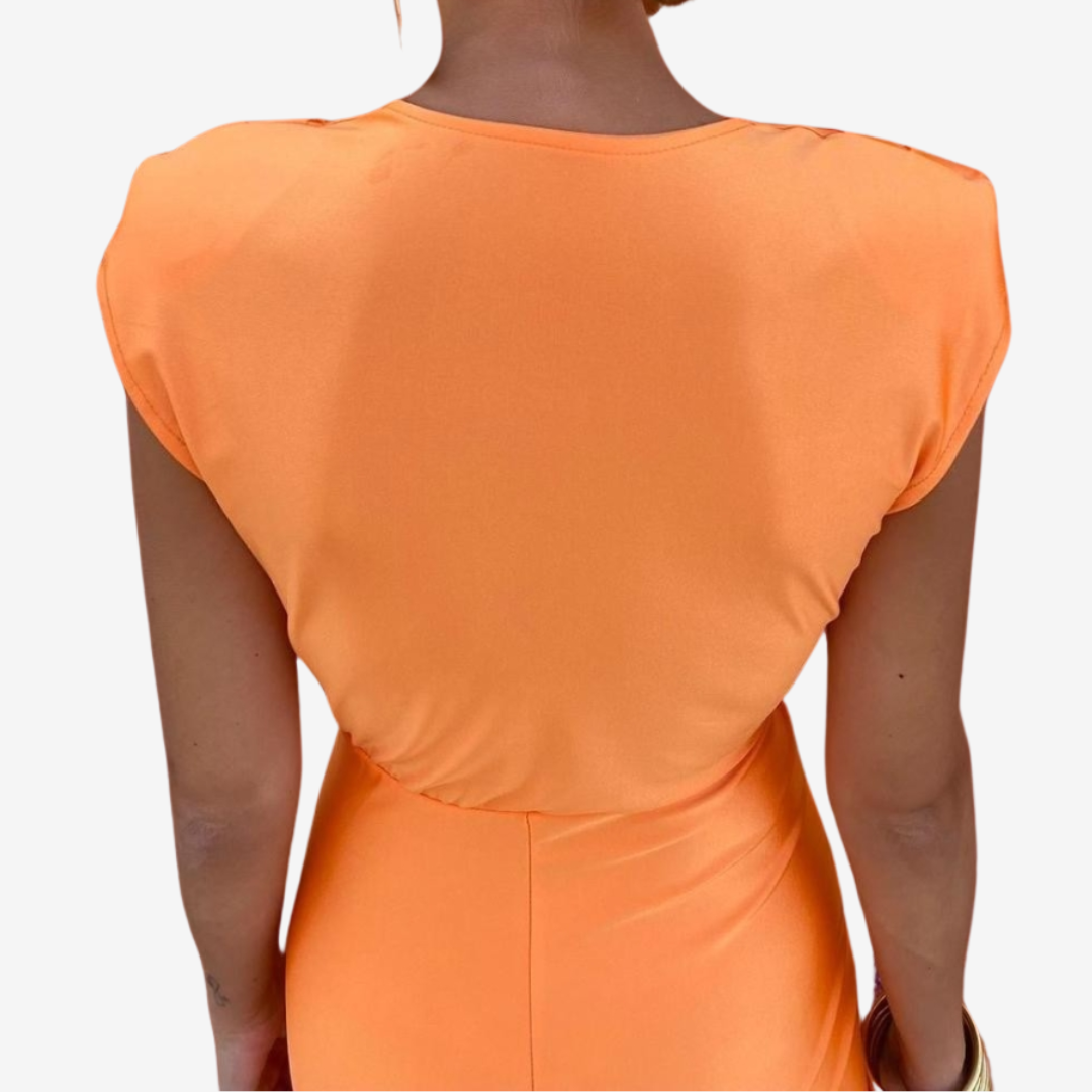 Assia™ Abito midi drappeggiato