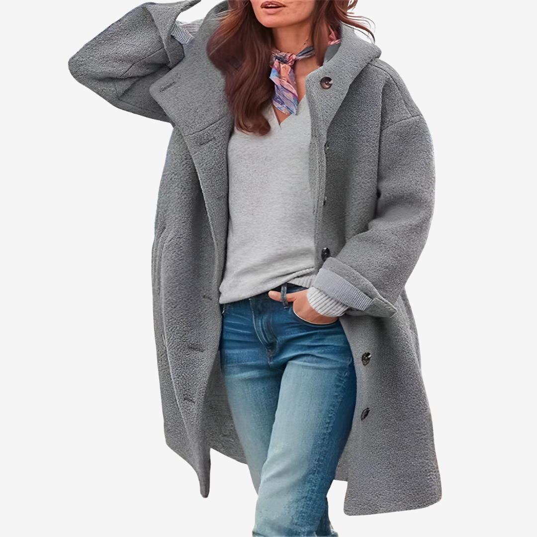 Hana™ Elegante cappotto lungo