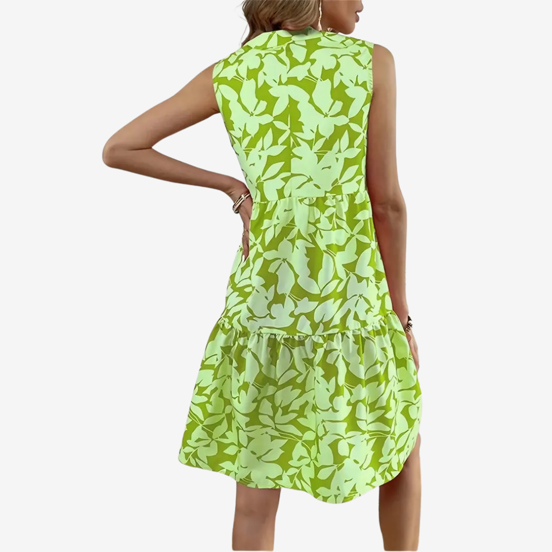 Noréa™ Midi svasato a fiori