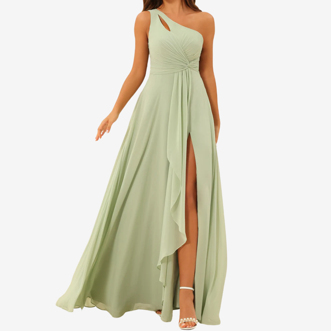 Floralie™ Maxi spacco asimmetrico