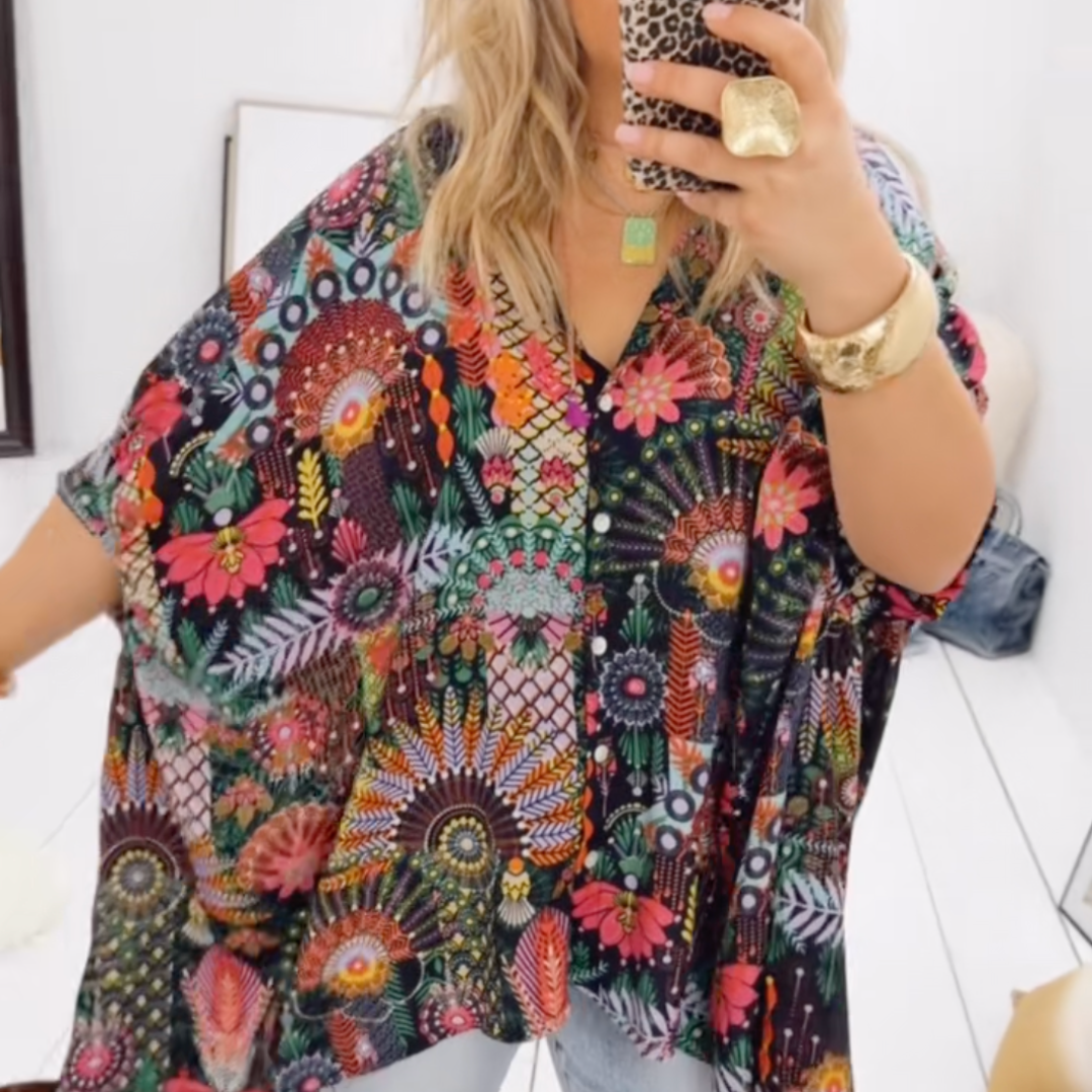 Fabiola™ Camicia patchwork
