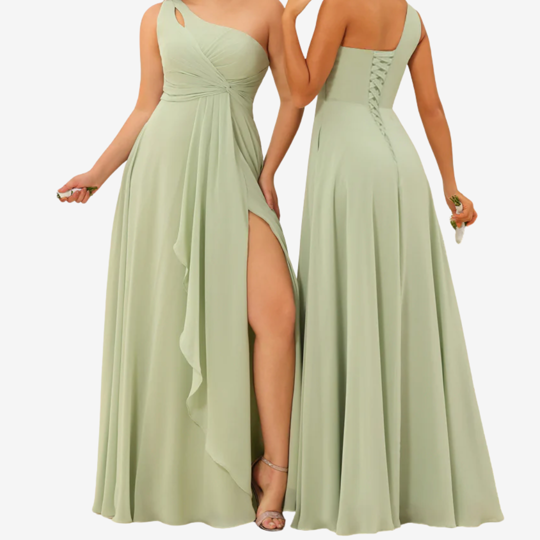 Floralie™ Maxi spacco asimmetrico