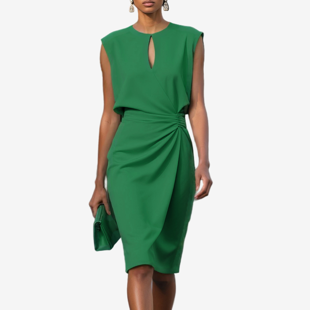 Izabela™ Elegante abito annodato