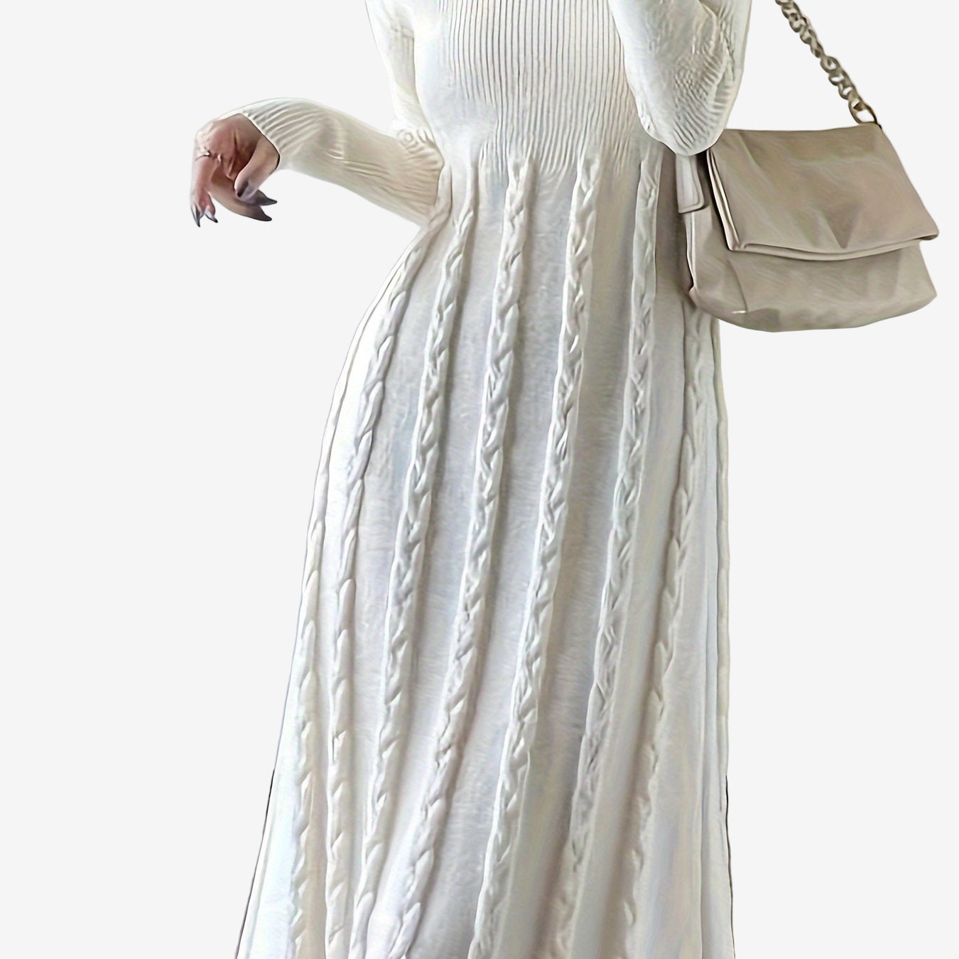 Liana™ Abito lungo in maglia