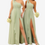 Floralie™ Maxi spacco asimmetrico