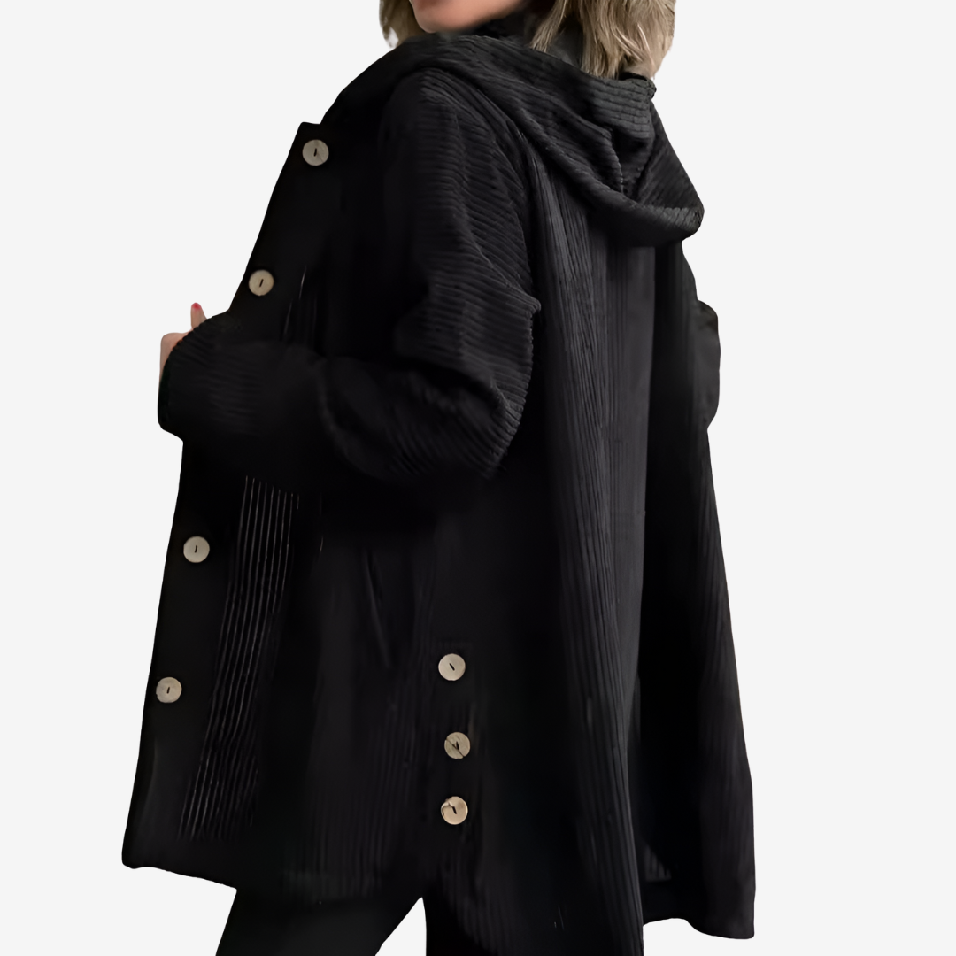 Giacca in Georgette™ in maglia con bottoni