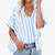 Iselise™ camicetta a righe