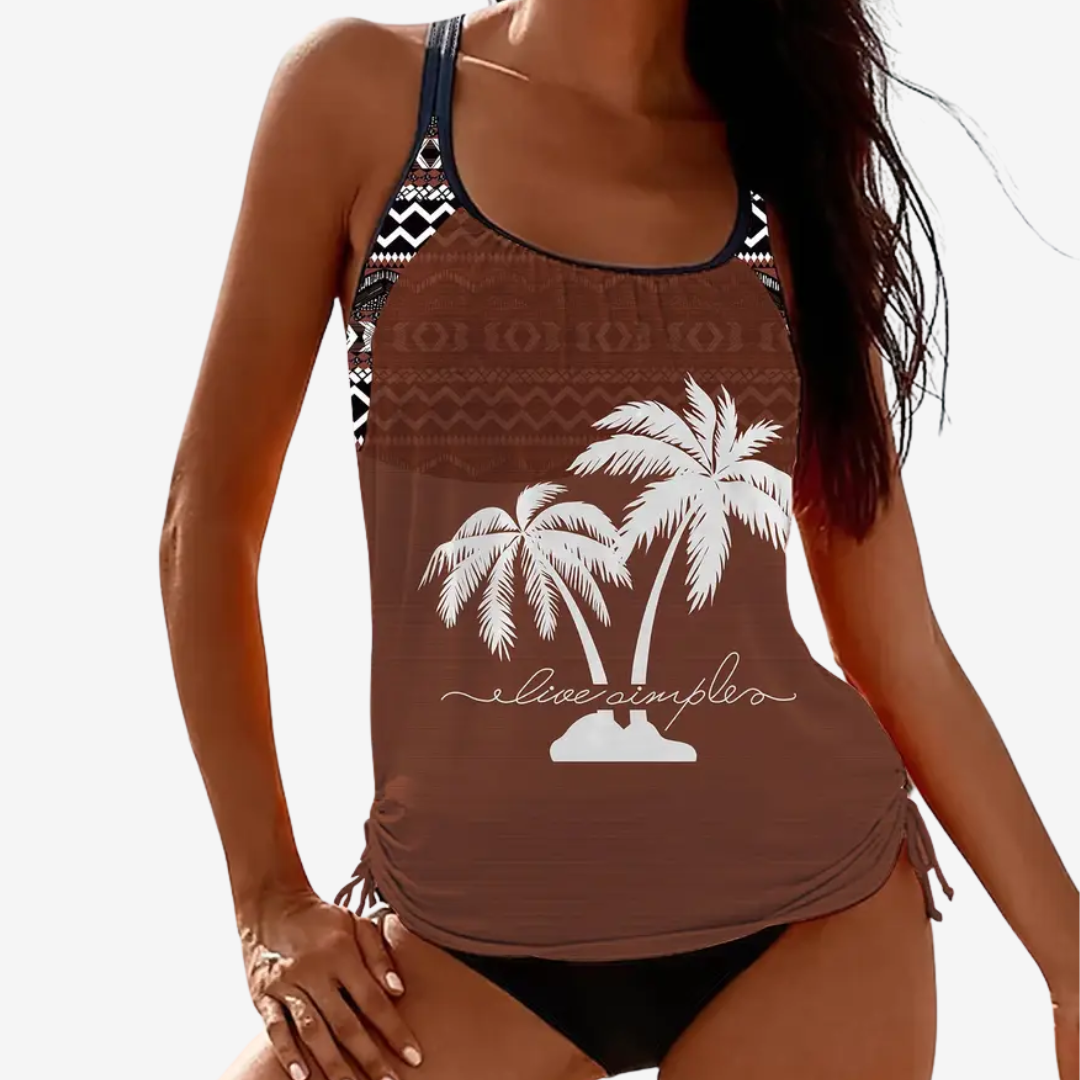 Louna™ Tankini con stampa cocco