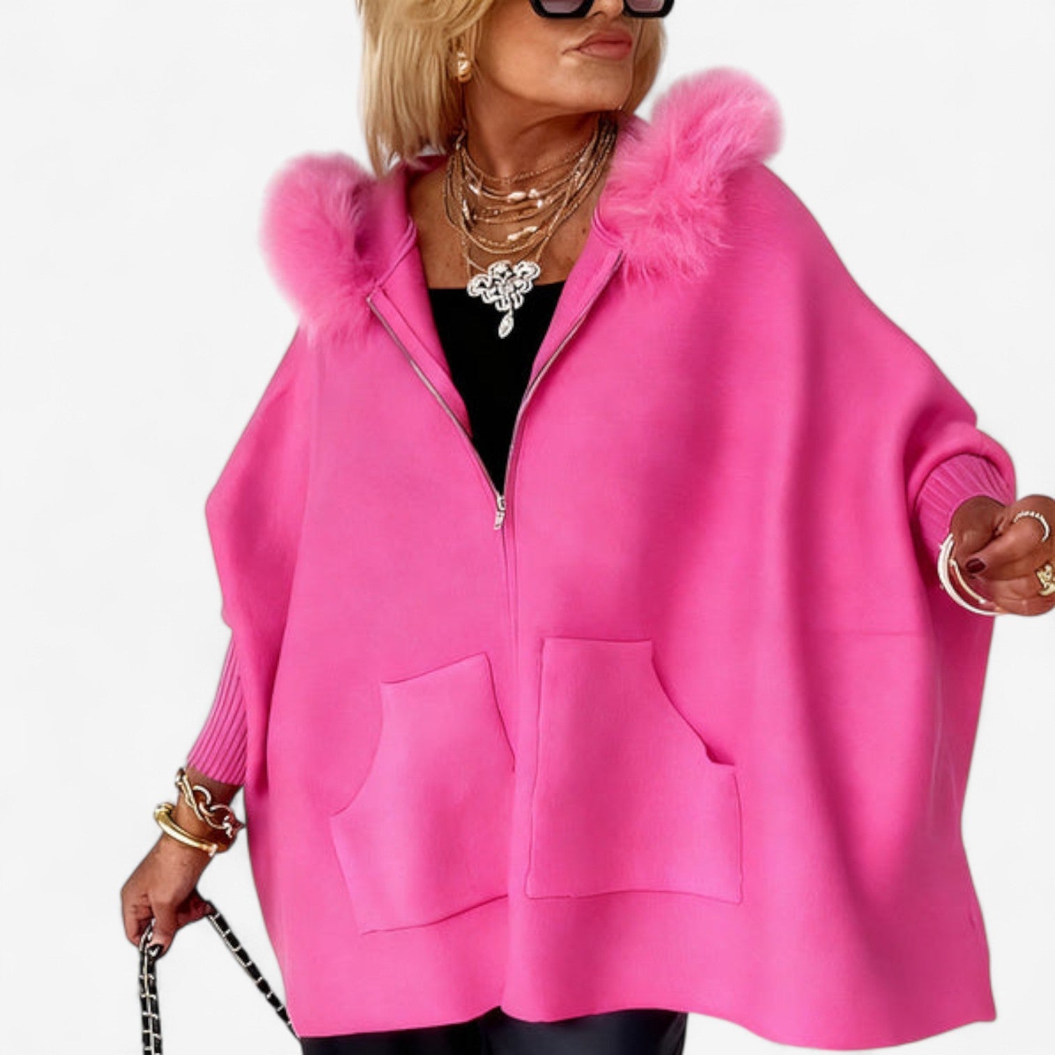 Sophie™ Cappotto in pelliccia sintetica