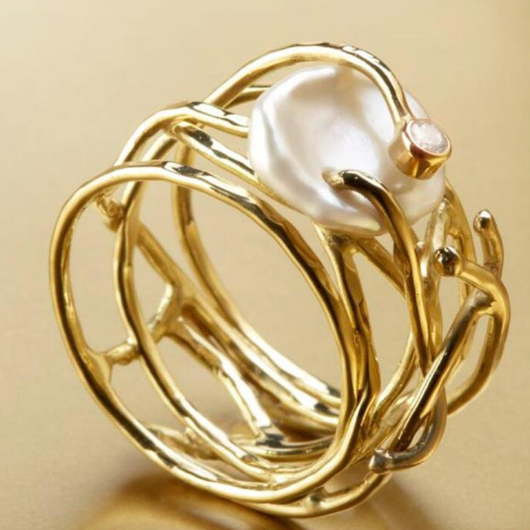 Audrey™ Anello con perline