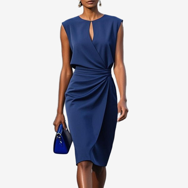 Izabela™ Elegante abito annodato