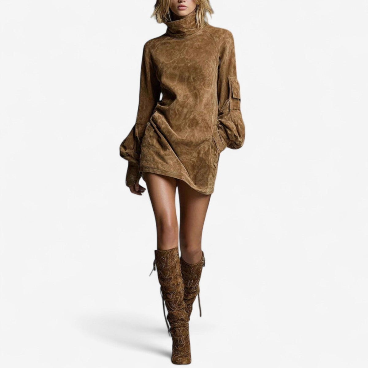 Tania™ Mini abito con collo alto