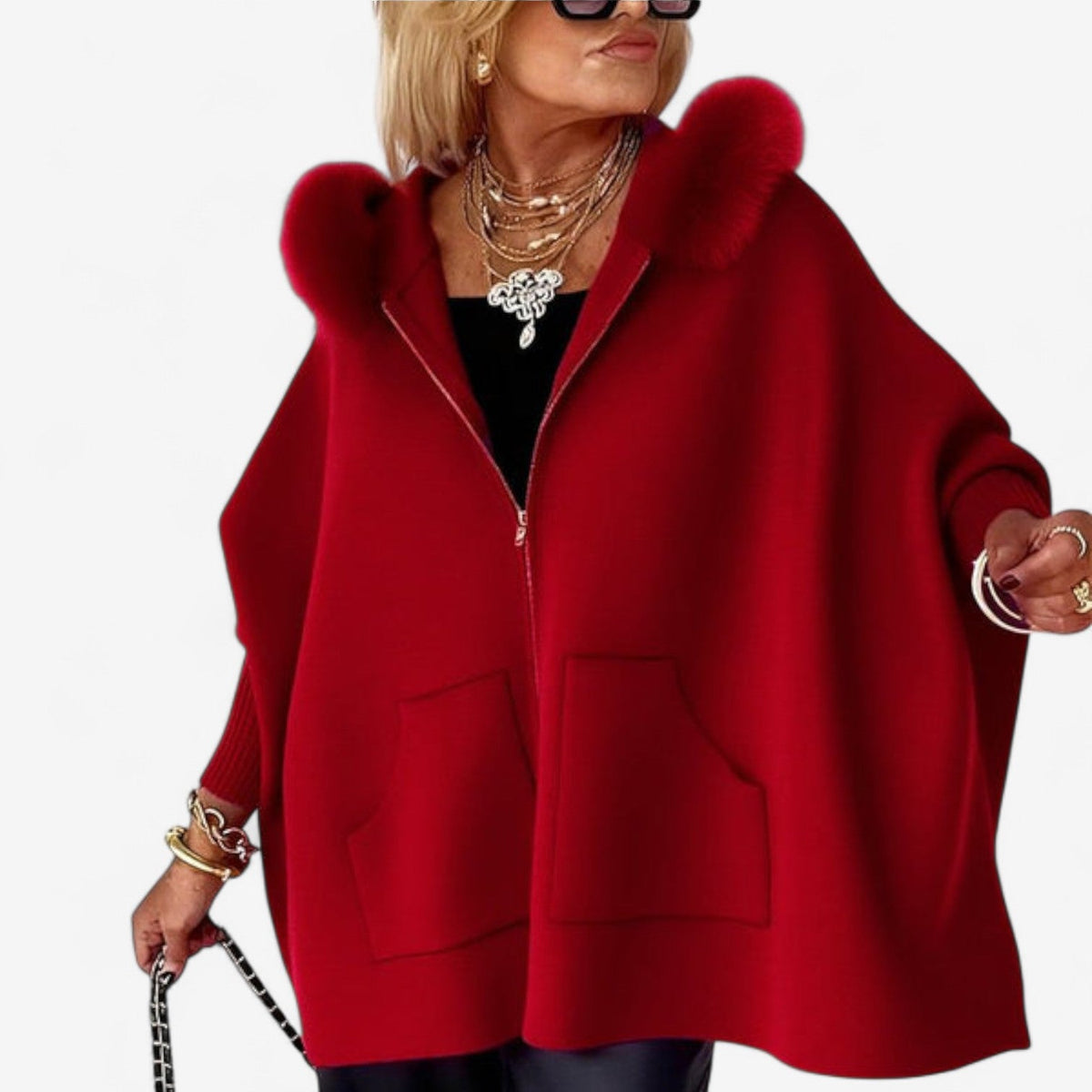 Sophie™ Cappotto in pelliccia sintetica